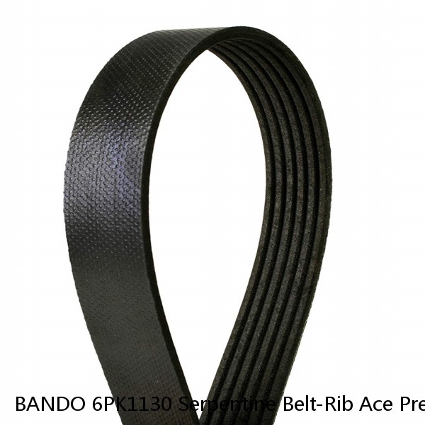 BANDO 6PK1130 Serpentine Belt-Rib Ace Precision Engineered V-Ribbed Belt 