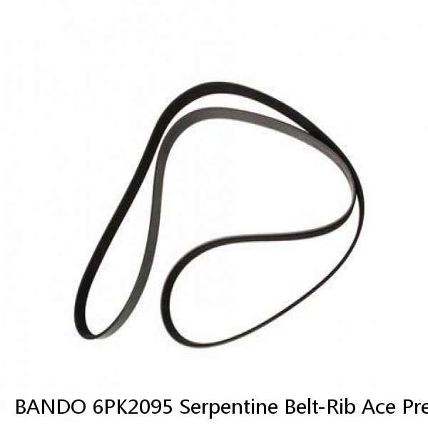 BANDO 6PK2095 Serpentine Belt-Rib Ace Precision Engineered V-Ribbed Belt 