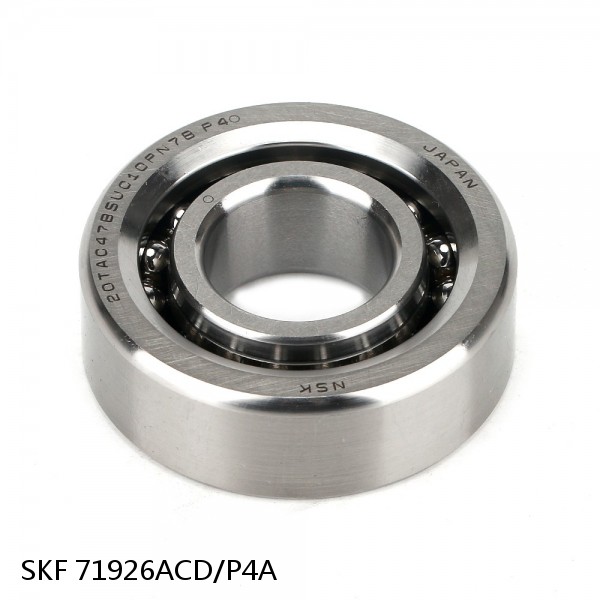 71926ACD/P4A SKF Super Precision,Super Precision Bearings,Super Precision Angular Contact,71900 Series,25 Degree Contact Angle