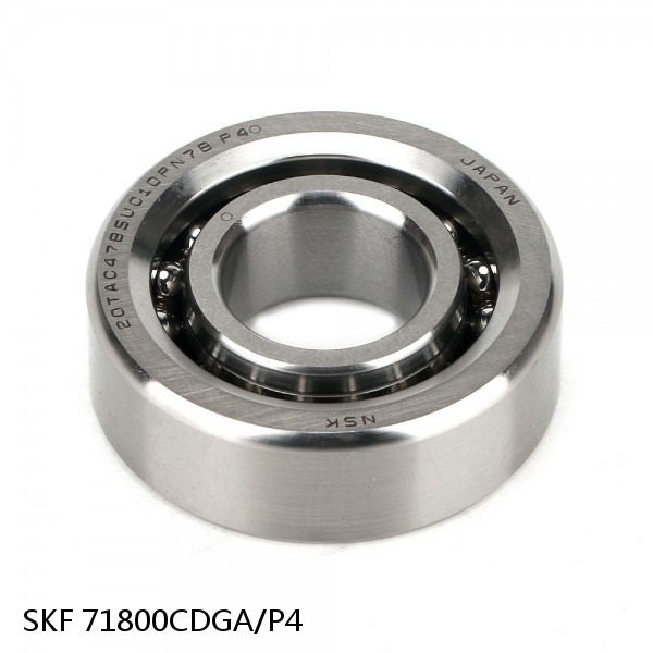 71800CDGA/P4 SKF Super Precision,Super Precision Bearings,Super Precision Angular Contact,71800 Series,15 Degree Contact Angle