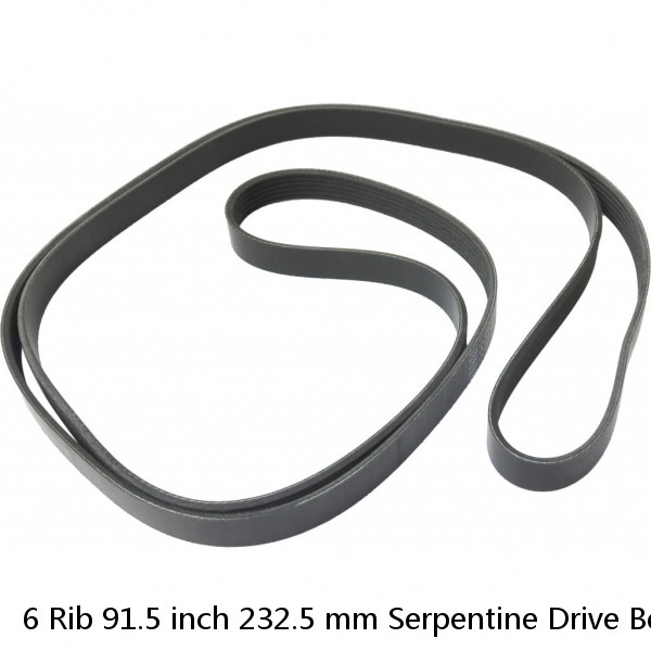 6 Rib 91.5 inch 232.5 mm Serpentine Drive Belt for GM For Isuzu Jeep Saab