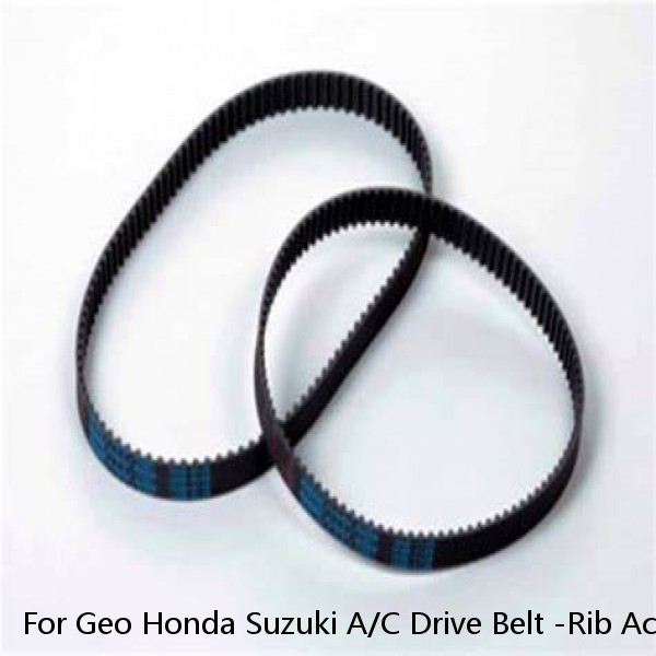 For Geo Honda Suzuki A/C Drive Belt -Rib Ace Precision Engineered V-Ribbed BANDO