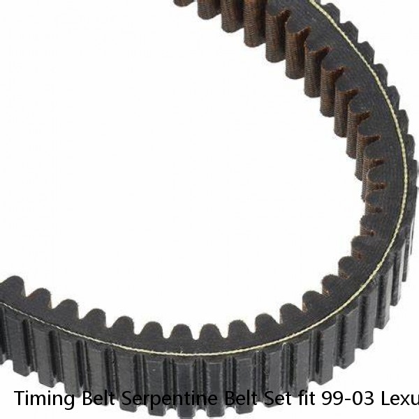 Timing Belt Serpentine Belt Set fit 99-03 Lexus RX300 01-03 Sienna 3.0L V6 1MZFE